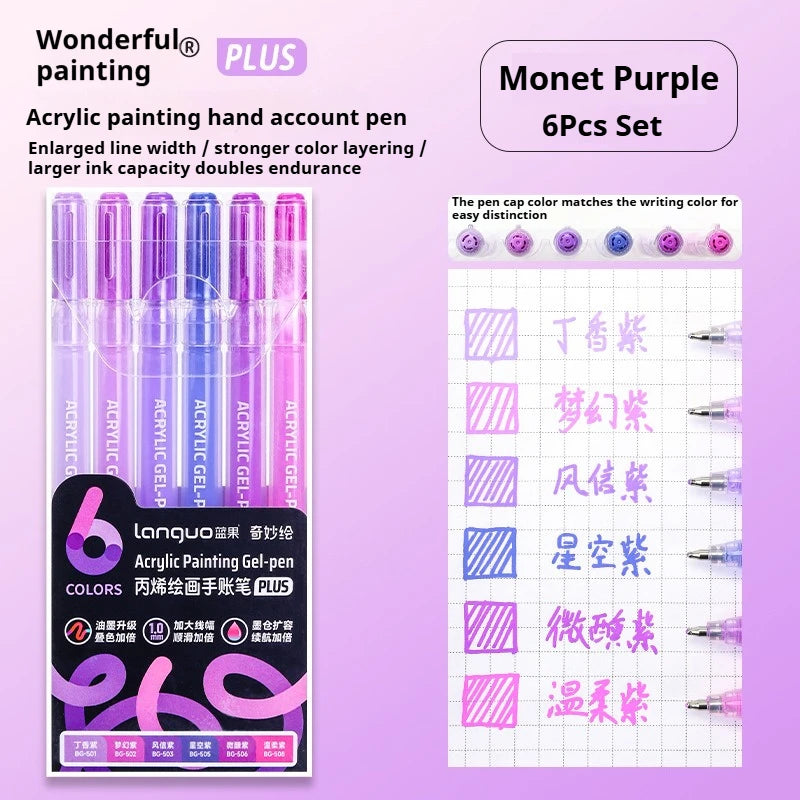 Vibrant Gel Pen Set – Smooth Writing for Art, Notes & Journaling