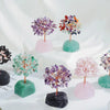 Amethyst Crystal Tree of Life on Natural Agate Slice Base