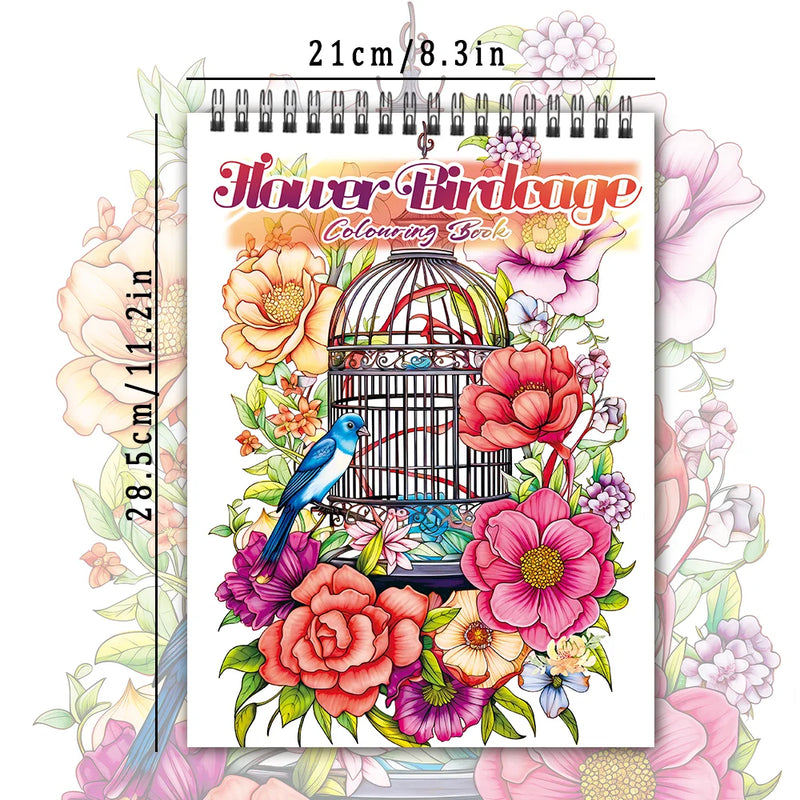 Spiral Adult Coloring Book