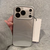 Slim Shockproof Hard Case for iPhone with Tempered Glass Lens Protector