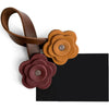 Vintage Rose Leather Bag Charm