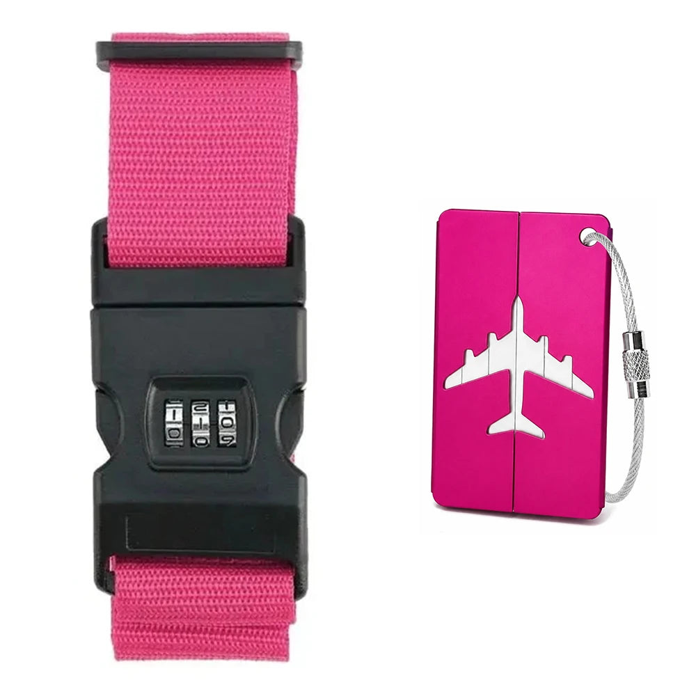 Heavy-Duty Adjustable Luggage Straps for Secure Travel