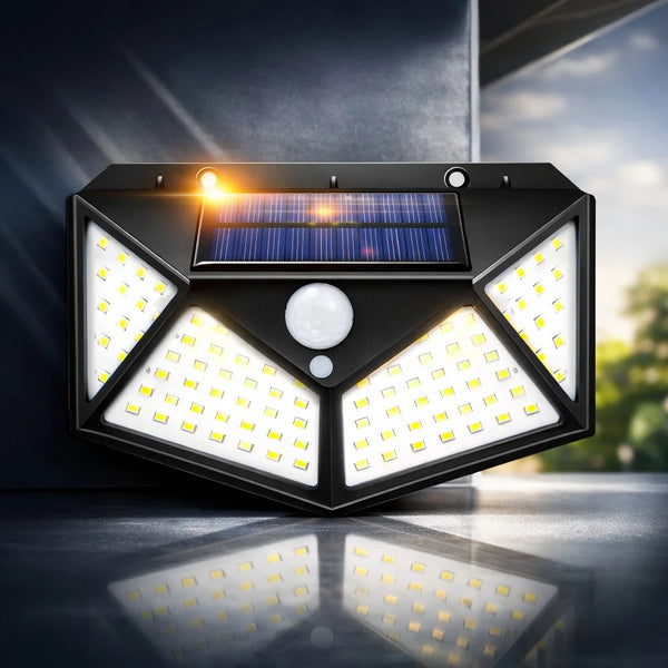 Solar-Powered Motion Sensor Wall Light