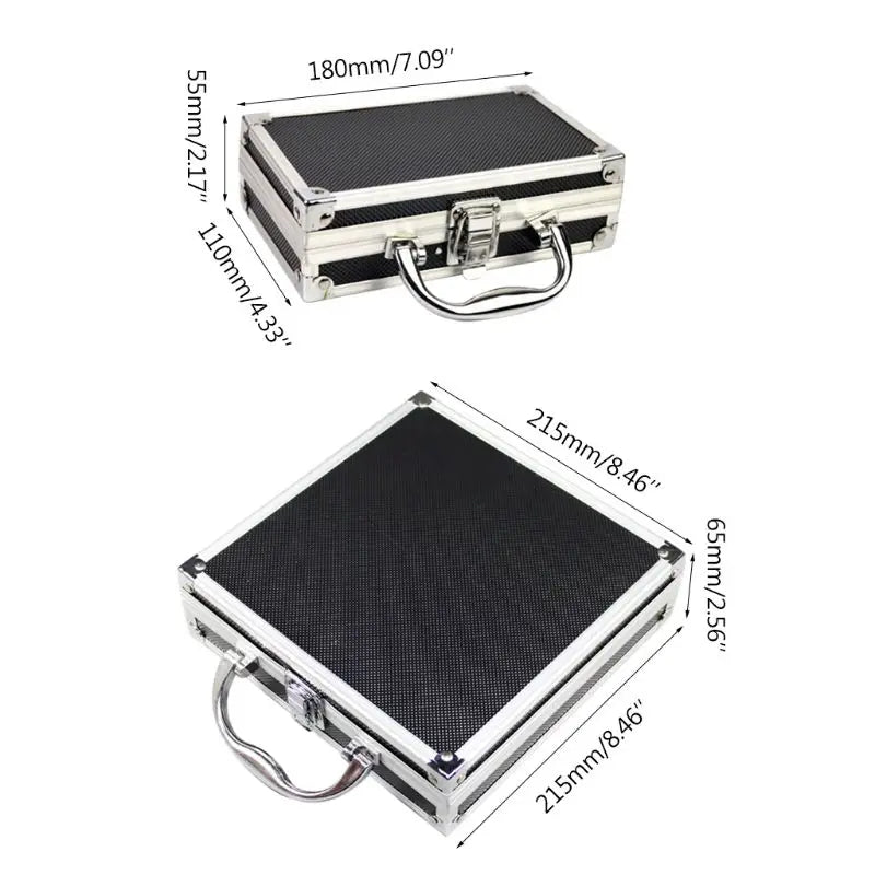 Portable Aluminum Alloy Tool Case with Protective Lining