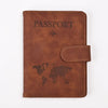 PU Leather Passport Holder with Credit Card Slots