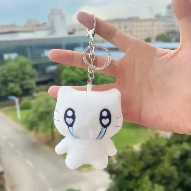 Cute Kitten Couple Keychain with O-Buckle