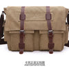 Vintage Canvas Messenger Bag for Men – Retro Crossbody Shoulder Bag