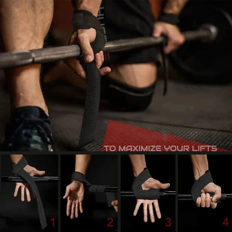 Adjustable Weightlifting Wrist Straps