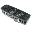 Black power window switch for Jeep Grand Cherokee, featuring multiple auto and manual settings.