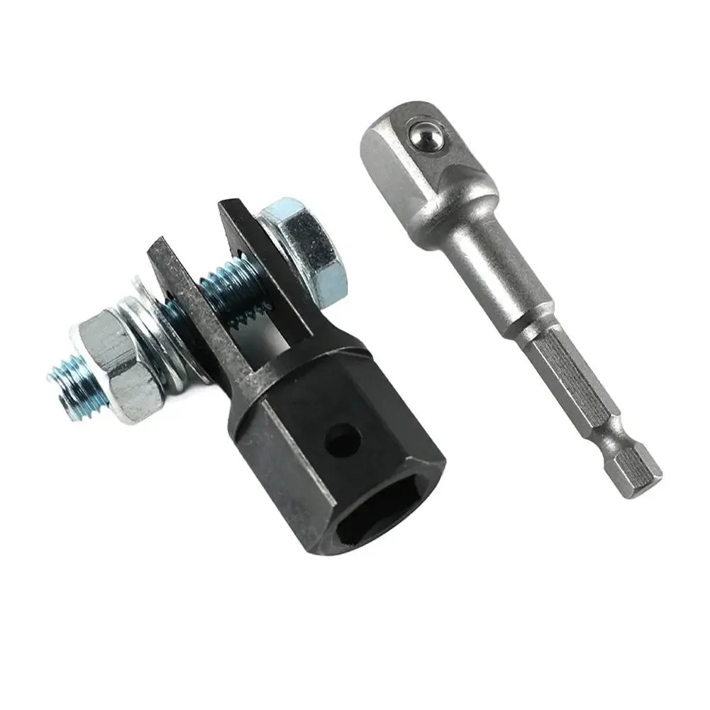 Chrome vanadium scissor jack adapter for drills and impact drivers