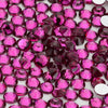 Red Glass Flatback Rhinestones - Multi-Color Glitter Round Crystals for DIY Crafts