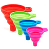 Collapsible Silicone Funnel for Engine Oil and Washer Fluid