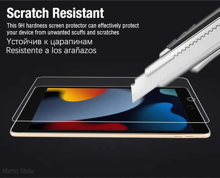 Tempered Glass Screen Protector for iPad 10.2-Inch (7th, 8th, 9th Generation)