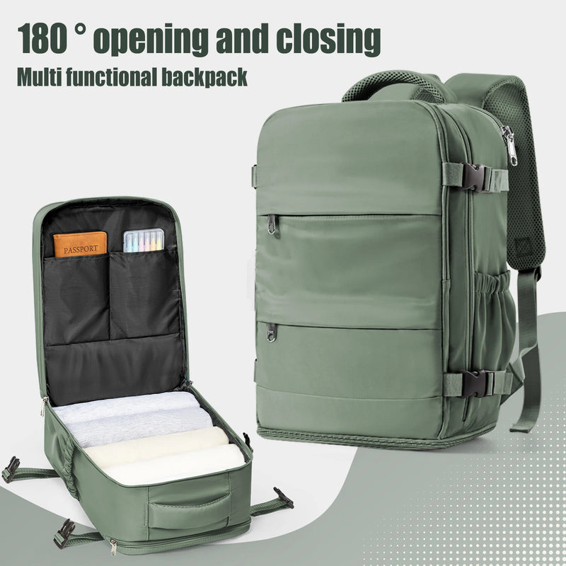Compact 40L Cabin-Size Travel Backpack