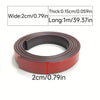 Rolle stark haftendes, selbstklebendes Magnetband, 2 cm breit, 1 m lang und 0,15 cm dick.