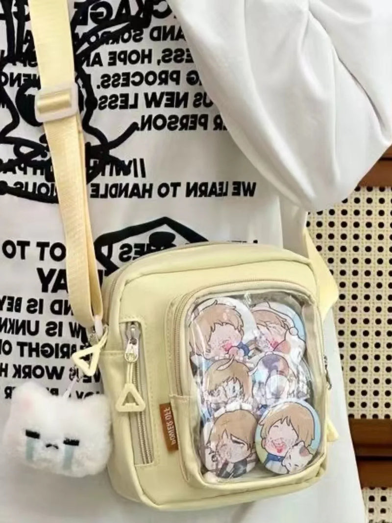 Y2K Transparent Mini Crossbody Bag