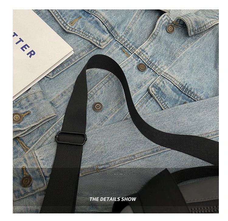 Versatile Large-Capacity Travel Duffel Bag with Water-Resistant Oxford Fabric