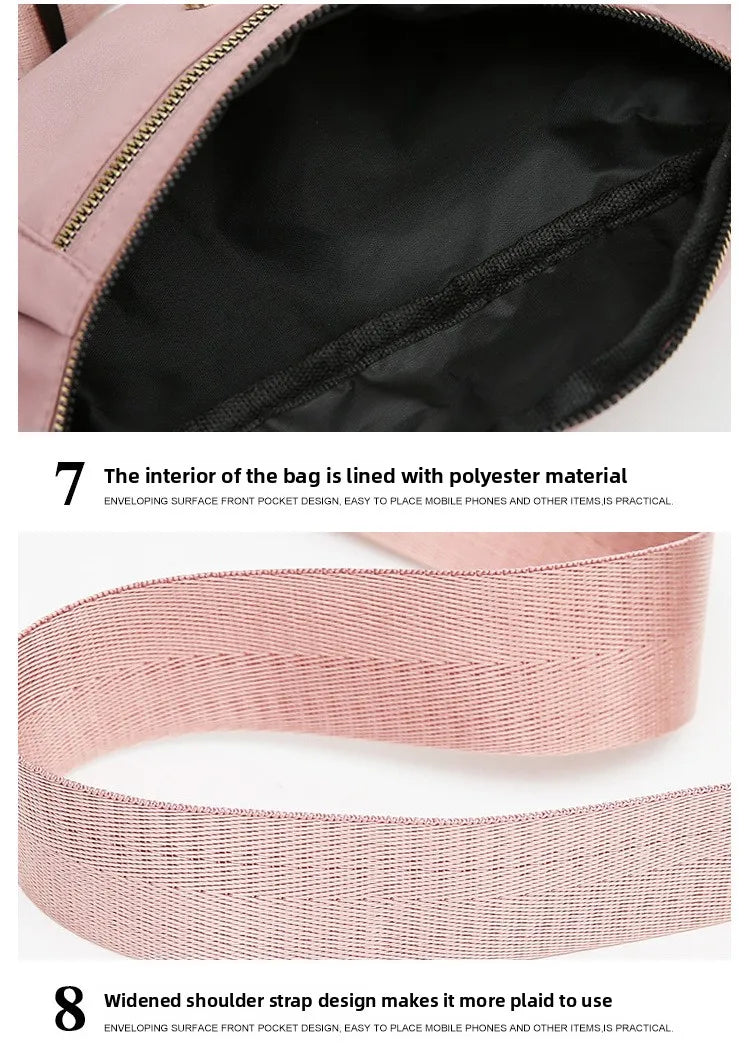 Compact Water-Resistant Crossbody Sling Bag for Travel & Daily Use