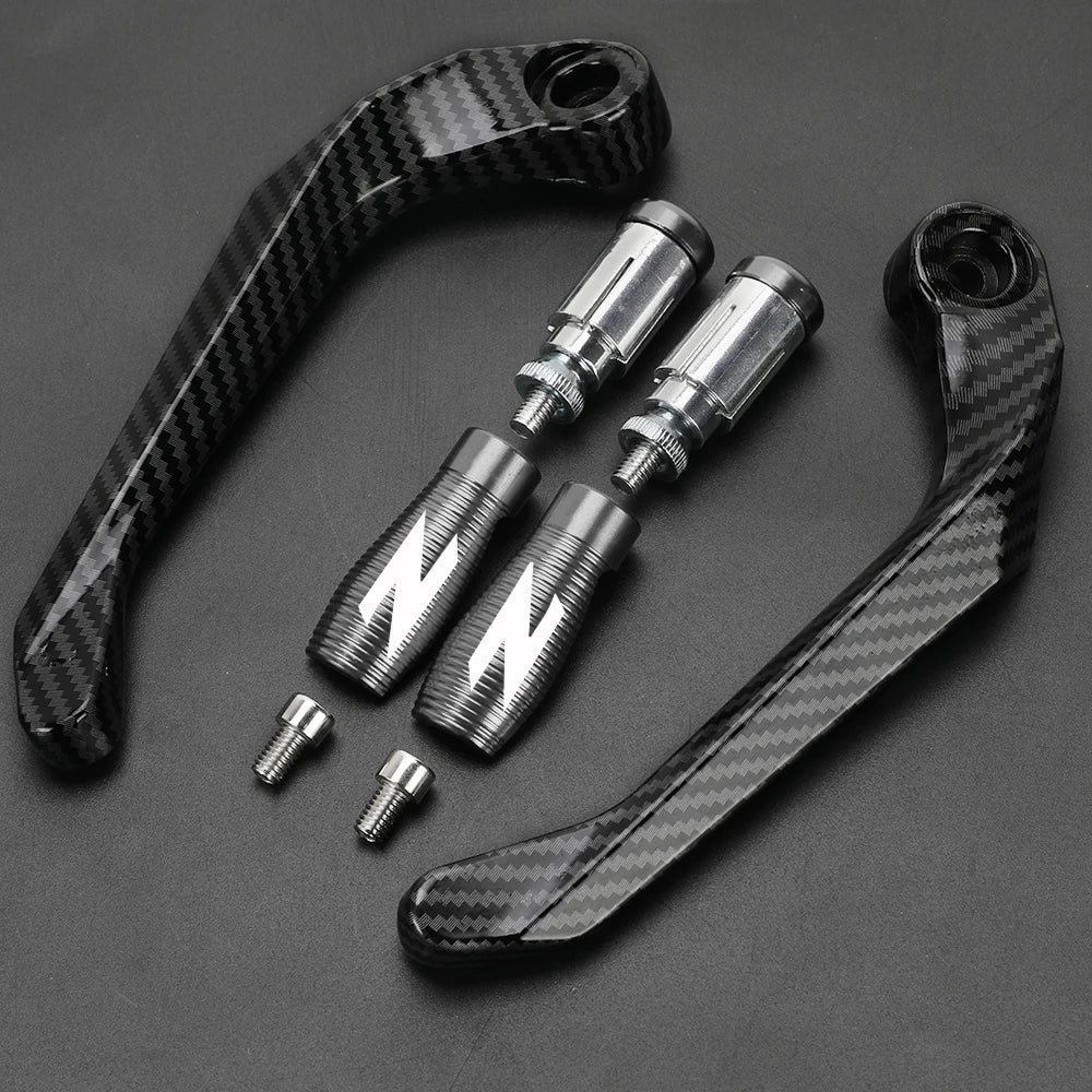 Motorcycle Handlebar Handguards with CNC Aluminum Levers Protector