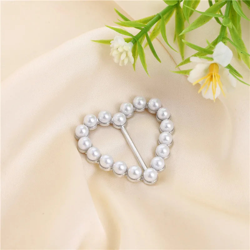 Crystal Rhinestone Scarf Ring Clip for Shirts and Scarves