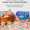 Montessori Wooden Magnetic Fishing Toy for Kids – Educational Marine Life Game