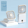 Portable Folding Neck Fan with Digital Display