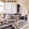 Cozy Anti-Slip Sofa Cover with Plush Fleece for L-Shaped and Standard Sofas