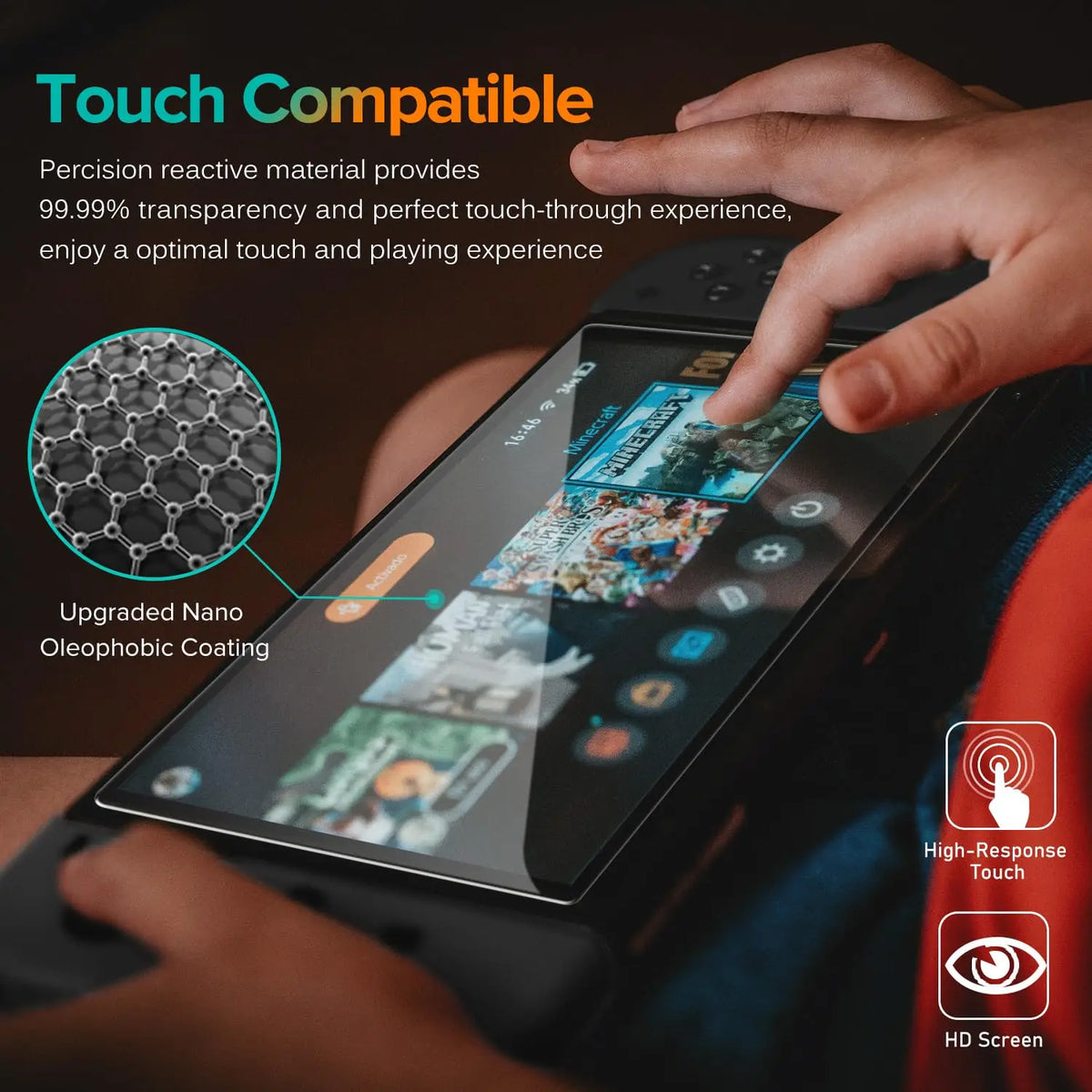 Tempered Glass Screen Protector for Nintendo Switch 2