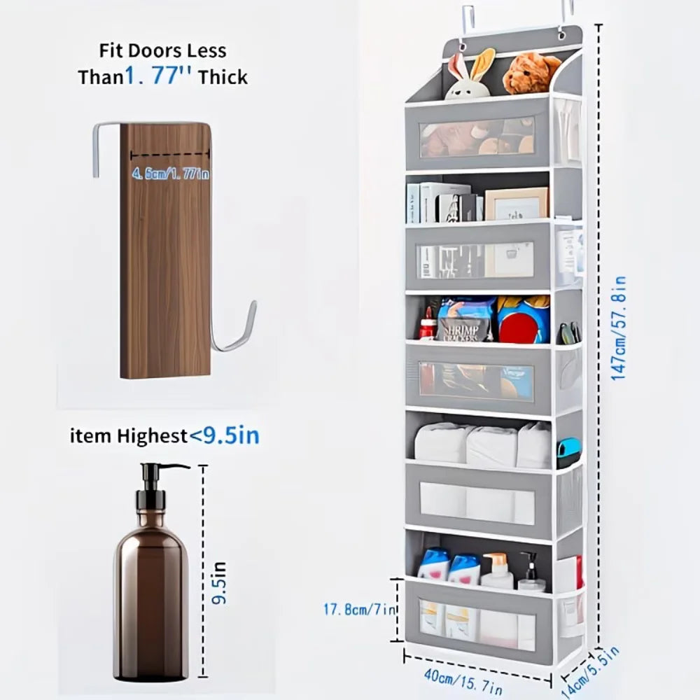 5-Tier Over-the-Door Hanging Organizer