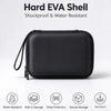 Black portable EVA hard case shockproof and waterproof for storing insulin and peptide vials