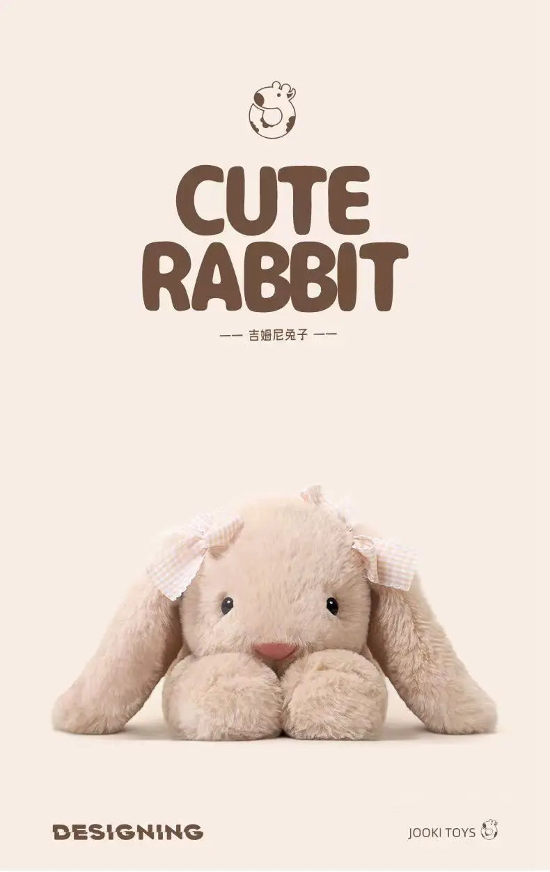 Adorable Shy Rabbit Plush Doll – Soft Cuddly Stuffed Animal
