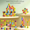 Magnetic Building Sticks and Balls Construction Set - 188 Pieces STEM Toy for Kids