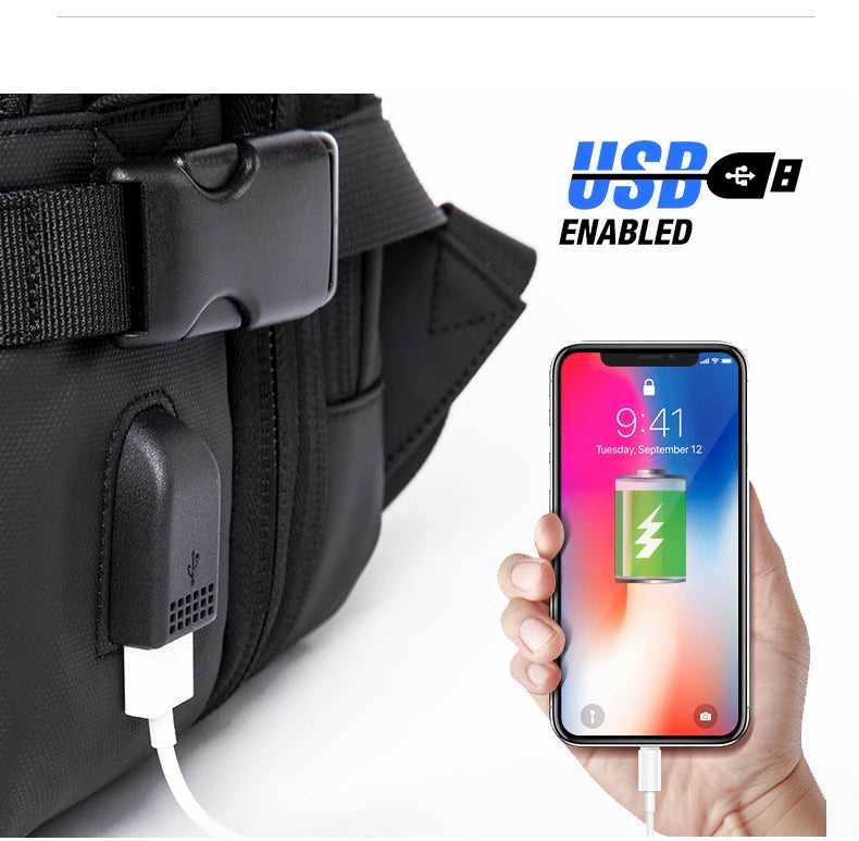 Expandable Travel Backpack with Laptop Compartment