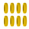 Silent Silicone Luggage Wheel Protectors (8-Pack)