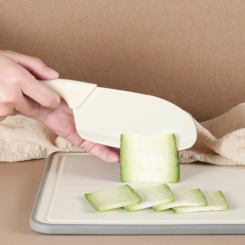Set de 5 Piezas de Cuchillos y Tijeras de Acero Inoxidable para Cocina [Incluye Soporte] - Juego Completo Doméstico
