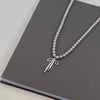 Graceful Bowknot Choker with Gray Pearl Pendant