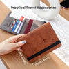 RFID-Blocking Travel Passport Wallet with Multiple Card Slots