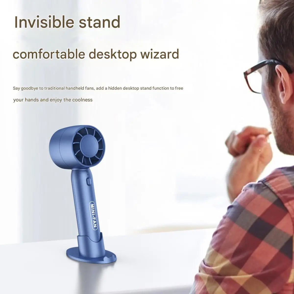 Portable Handheld USB Rechargeable Fan