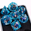 Beholder's Eye Sharp Edge Resin Dice Set for D&D