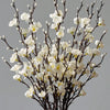Artificial White Plum Blossom Branch for Chinese Home Décor