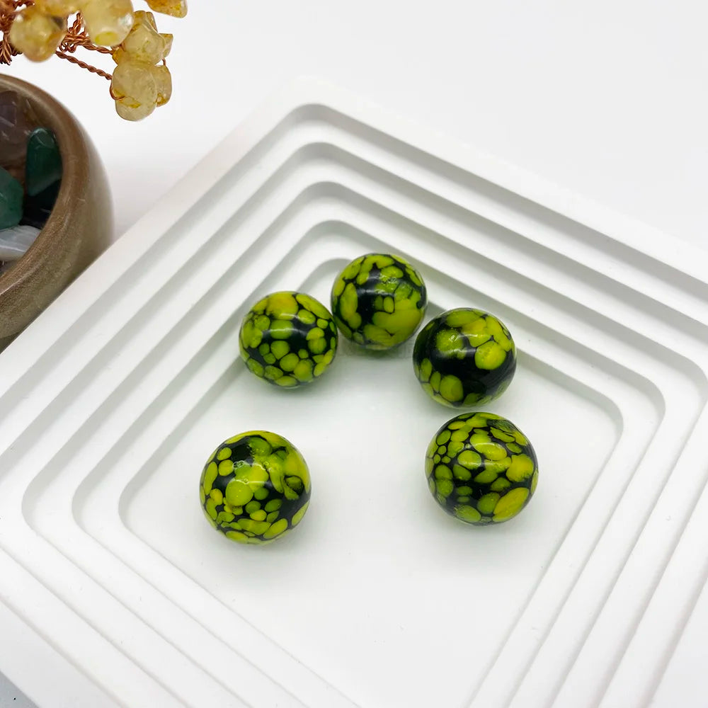 Handcrafted Glass Marbles Set for Games, Décor & Collecting