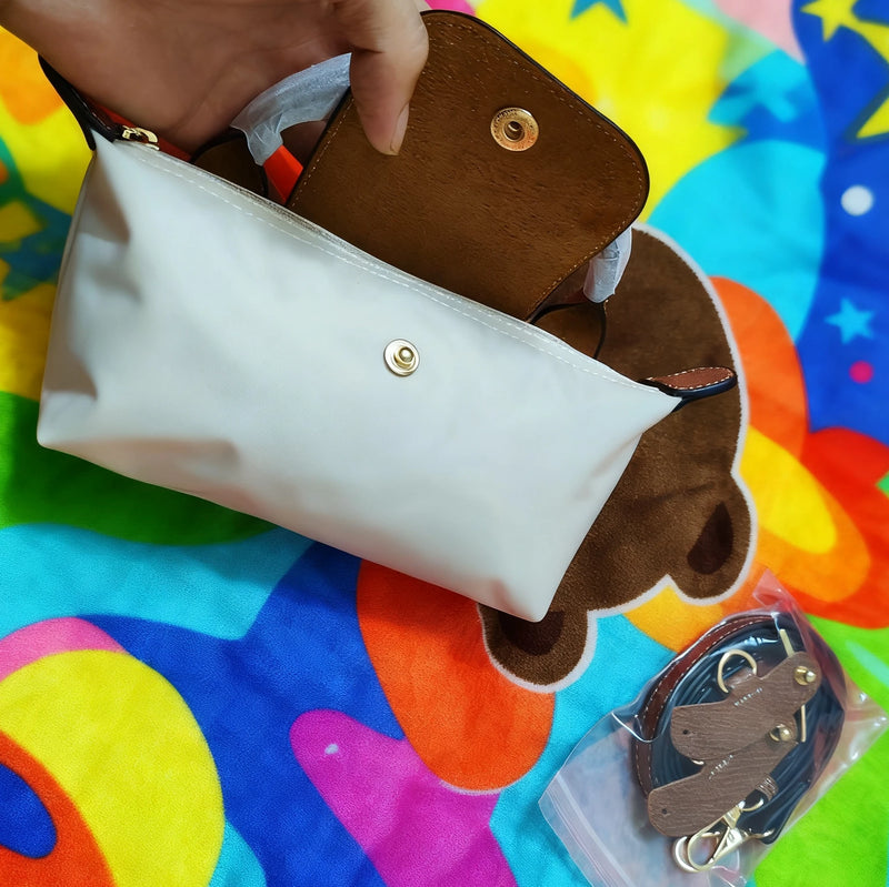 Retro Nylon Mini Crossbody Bag