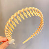 Elegant Solid Color Wave Hairbands