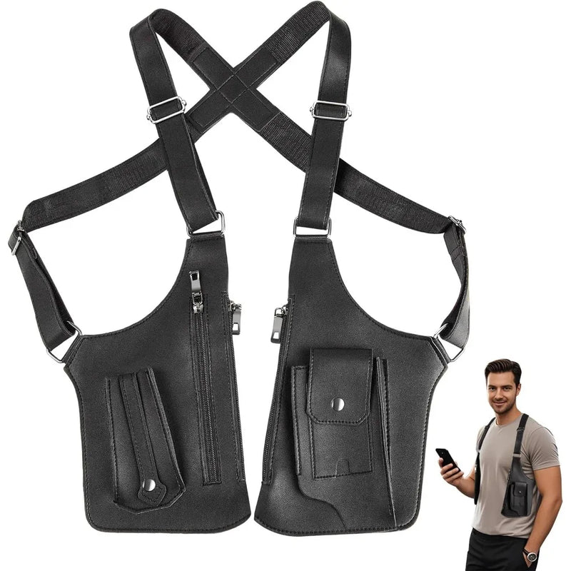 Herren Crossbody-Slingtasche mit verstellbarem Riemen