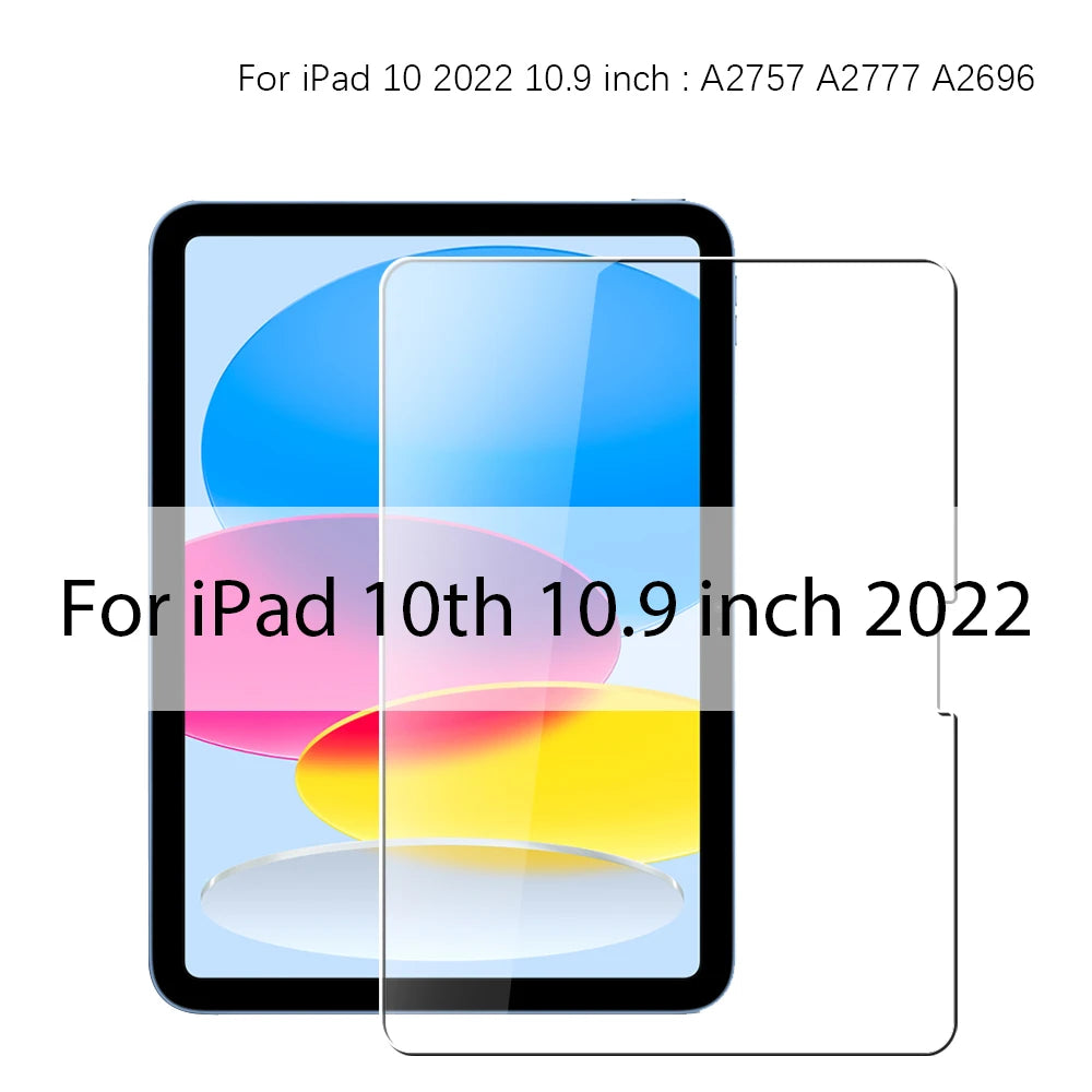 Ultra-Clear Tempered Glass Screen Protector for iPad