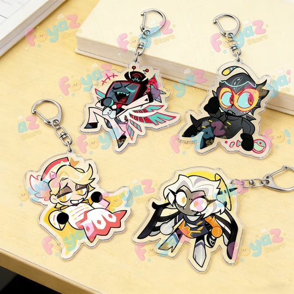 Anime Keychain Set: Abel, Lute, Vox & Baxter