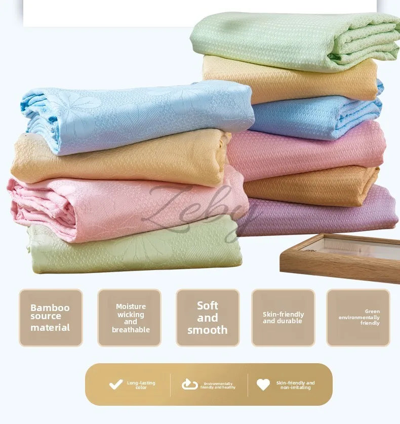 Bamboo Fiber Cooling Blanket for Summer