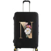 Elastic Luggage Cover with Gold Letter Design