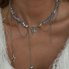 Collar de Borla de Cristal Elegante para Mujeres