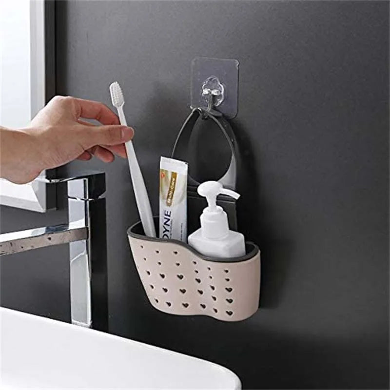 Adjustable Rubber Sink Hanging Basket